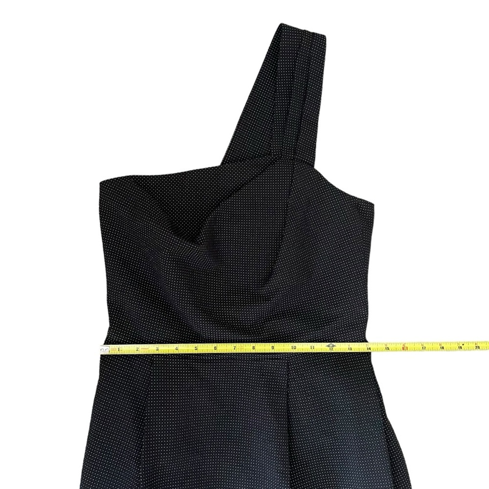 Amaya Arzuaga | Spanish Designer one shoulder black cocktail dress women XS EU38 - Picture 10 of 16